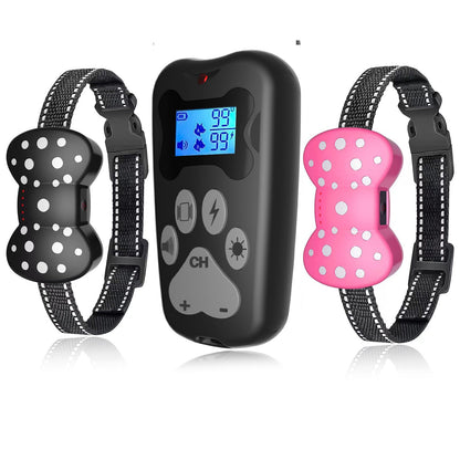 Dual Dog Training Collar with Remote 3000Ft Range - Image 1
