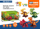 Disassemble and assemble the Tyrannosaurus rex toy
