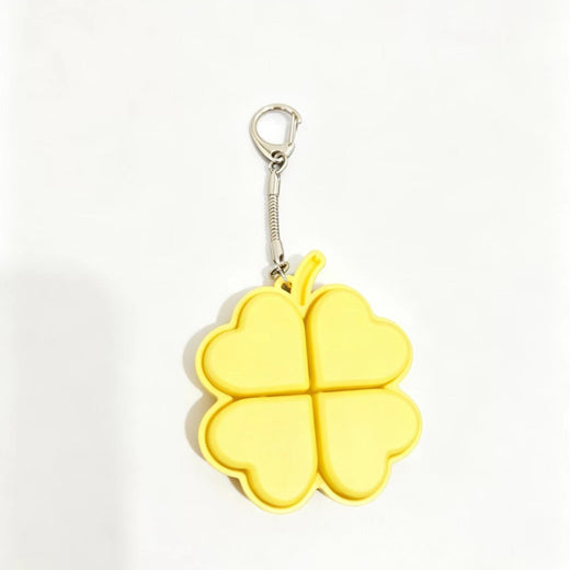 Luminous Four Leaf Clover Stress Relief Keychain