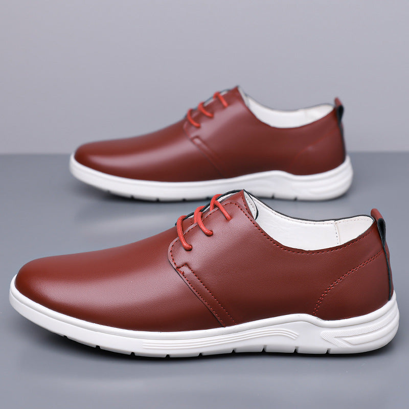 Genuine leather casual shoes