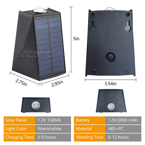 Solar Powered Outdoor Wall Washer Light Garden & Outdoor product image 6