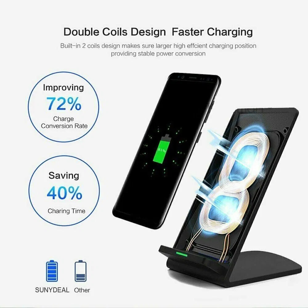 Wireless charging pad stand base detail