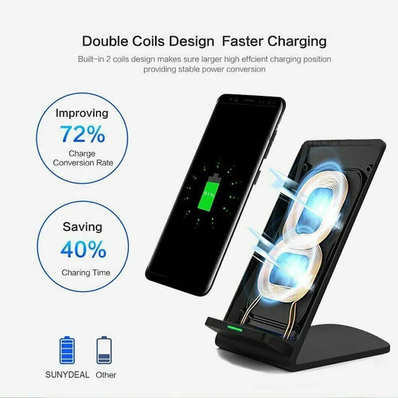 Wireless charging pad stand base detail