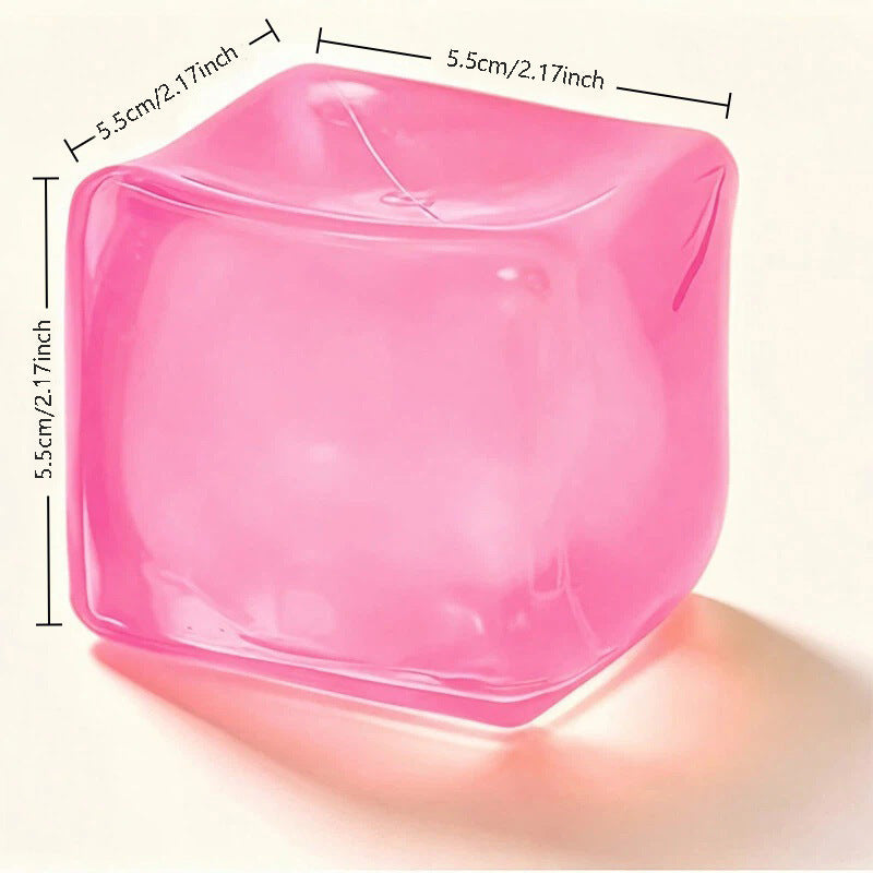 Ice cube pinch music decompression toy
