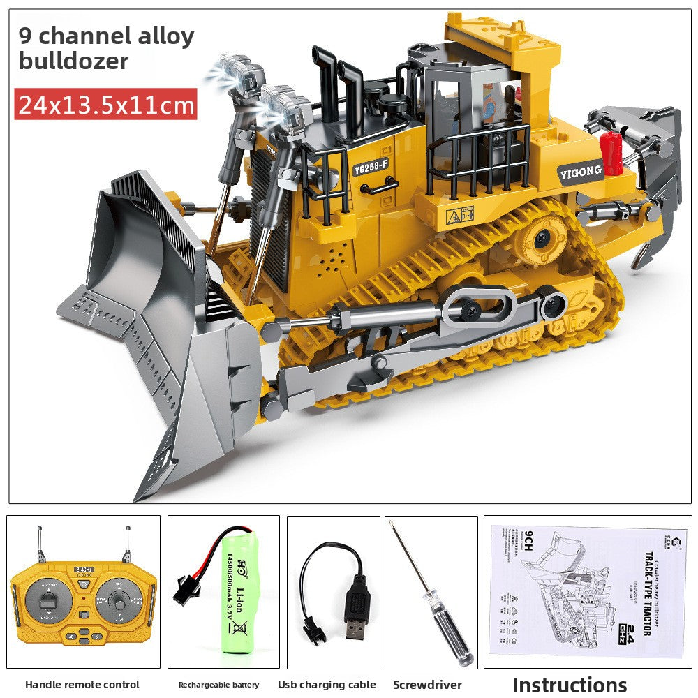 Remote Control Construction Vehicle Toy Set