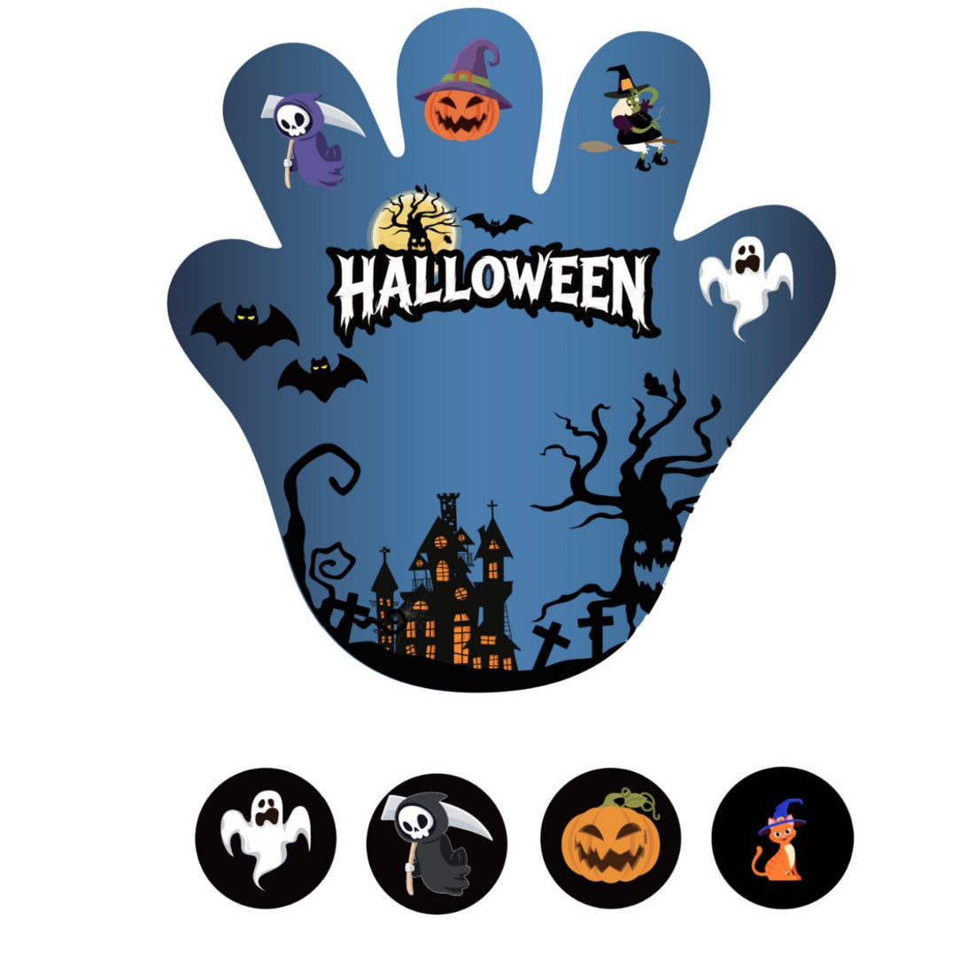 Halloween LED Projection Finger Light