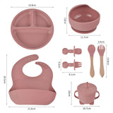 Baby Silicone Feeding Tableware Set