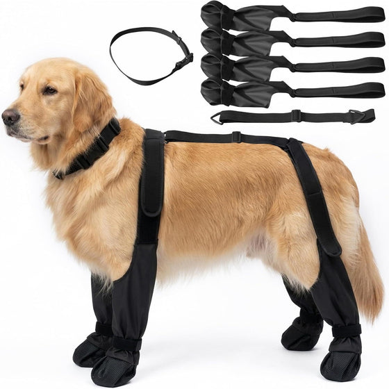 Dog leg covers with suspender straps, photo 5