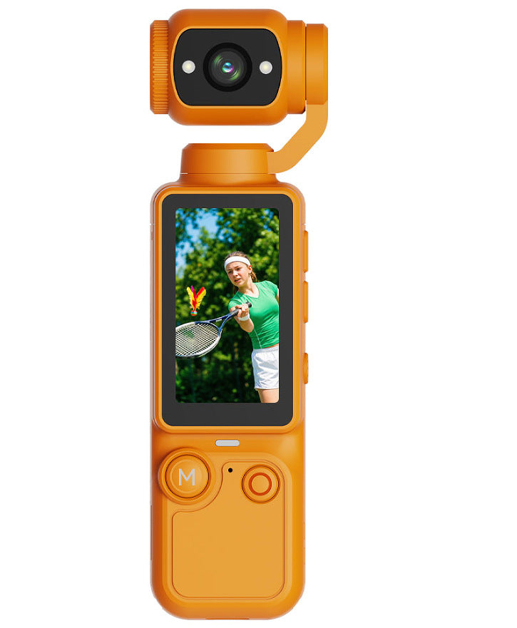Hold a camera in hand