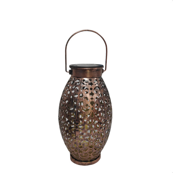 Solar Auspicious Cloud Wrought Iron Lantern Outdoor Garden LED Light product image 6