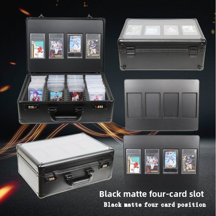 Double Layer Transparent Card Storage Box