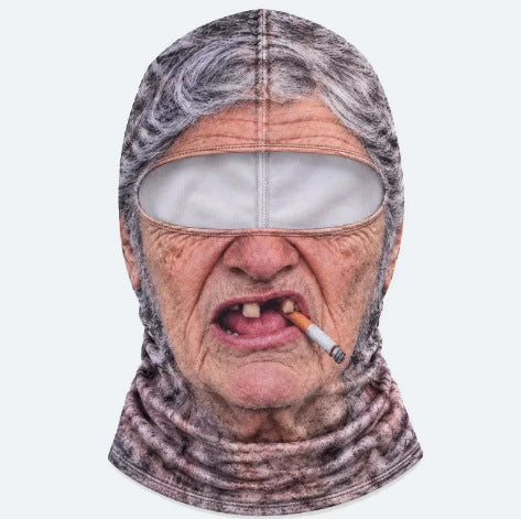 Novelty Animal Pattern Full Face Ski Cycling Mask