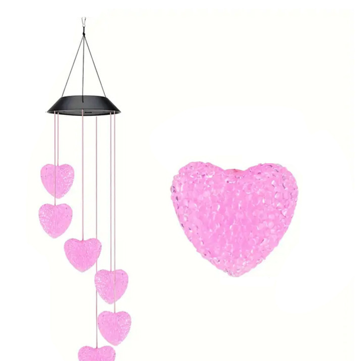 Solar LED Wind Chime Light Outdoor Decoration