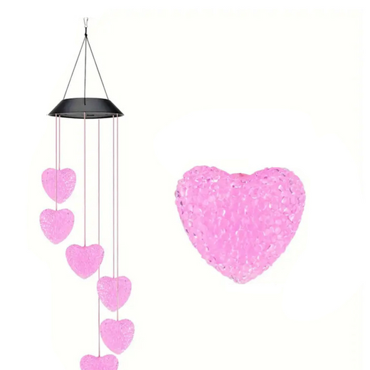 Solar LED Wind Chime Light Outdoor Decoration