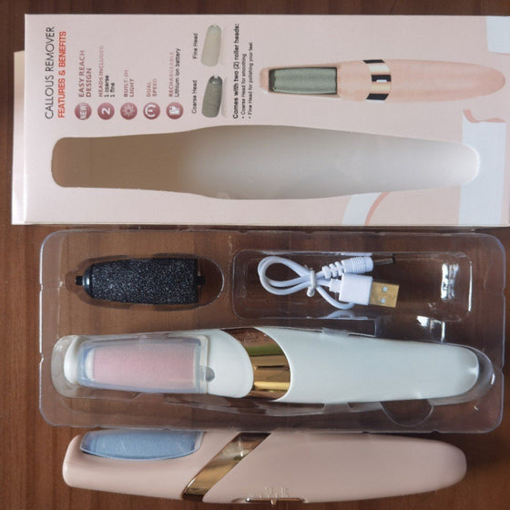 Rechargeable Electric Foot File for Dead Skin Removal