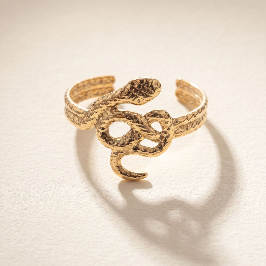 Women's Snake Shape Open Cuff Arm Bracelet Fashion Arm Ring Jewelry