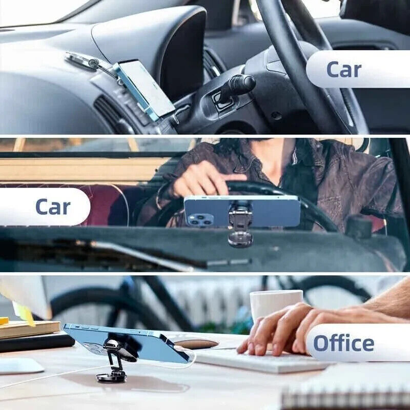 Magnetic dashboard phone holder metal plate accessory