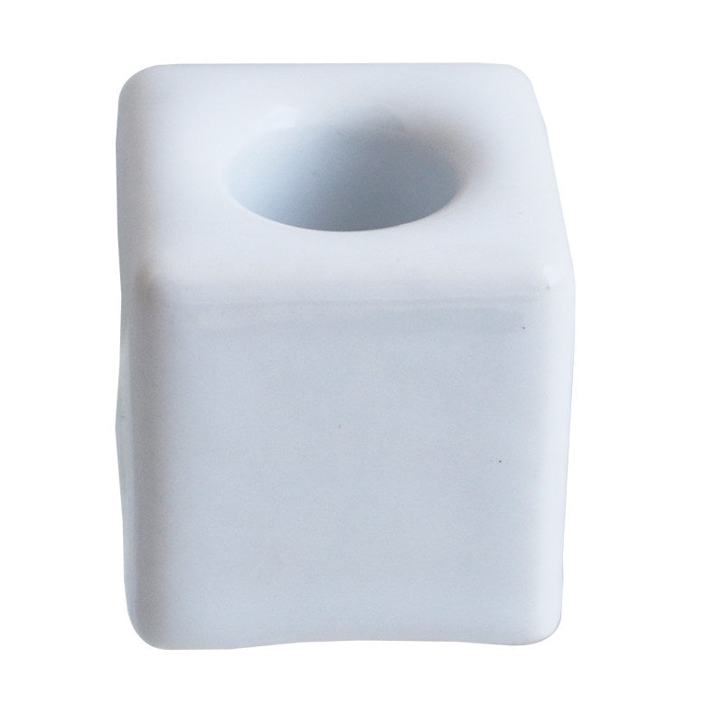 Simple Ceramic Toothbrush and Razor Holder