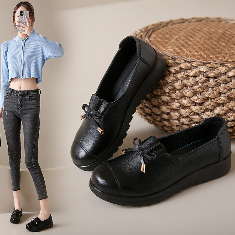 Women's soft sole slip-on loafers with low heel, photo 7