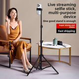 Adjustable Phone Tripod Stand with Fill Light
