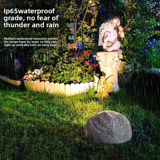 Waterproof Imitation Stone LED Flood Light for Outdoor Garden light-outdoor-pond-lighting product image 4