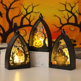 Halloween Pumpkin Lanterns LED Handheld Lights for Kids Party Decorations