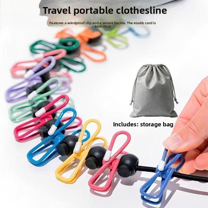 Portable Outdoor Clothesline Clips