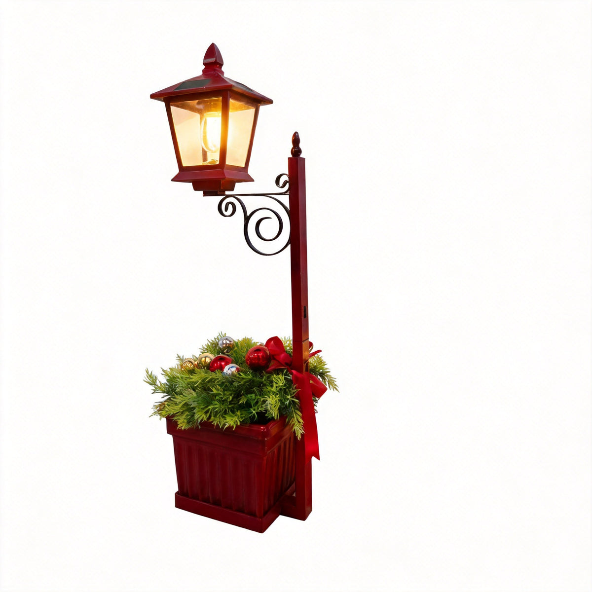 Solar Powered Flower Pot Decorative Light