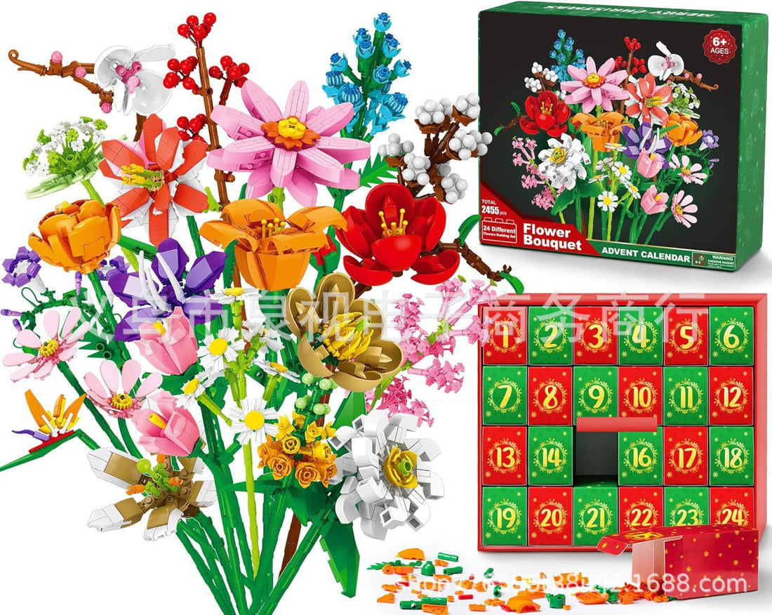Christmas Flower Bouquet Building Blocks DIY Set product image 5