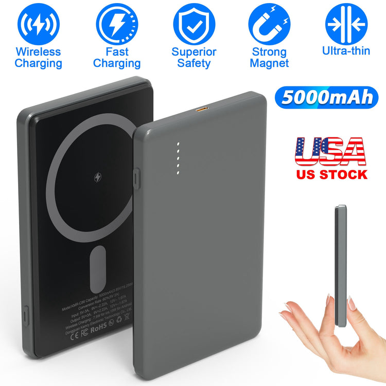 5000mAh MagSafe Wireless Power Bank Charger