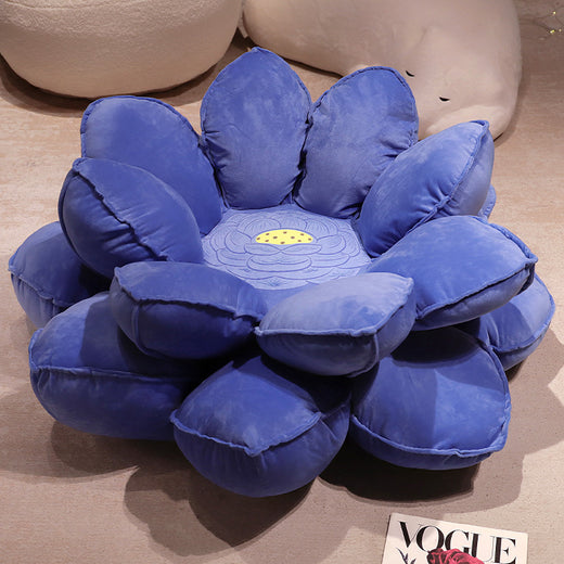 Flower Shaped Plush Cushion Mat