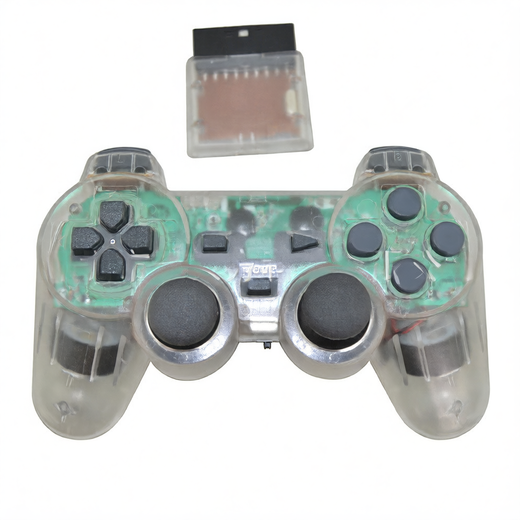 PS2 Wireless Transparent Game Controller