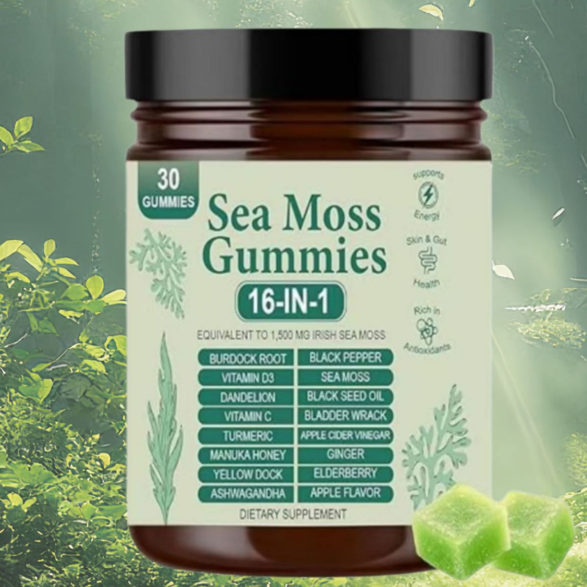 Seaweed Vitamin Gummies Immunity Support