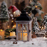 Vintage Portable Iron Candle Lantern