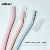 Long Handle Eyebrow Trimmer with Protective Net