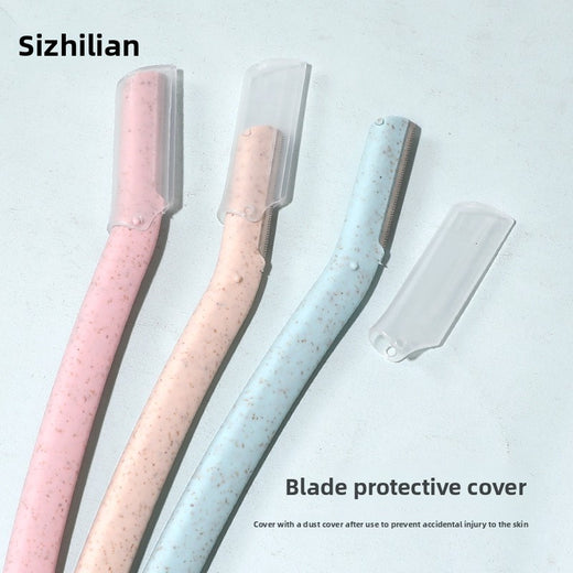 Long Handle Eyebrow Trimmer with Protective Net