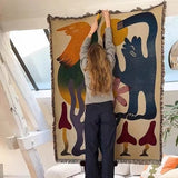 Jacquard Camping Blanket