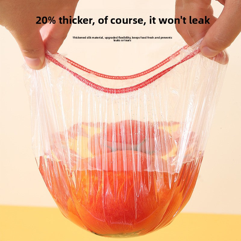 Disposable Food-Grade Plastic Refrigerator Storage Bag Covers for Bowls
