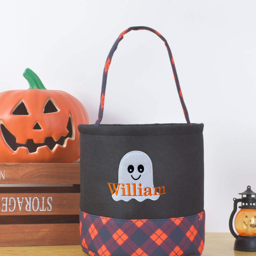 Halloween decorative storage basket with handle