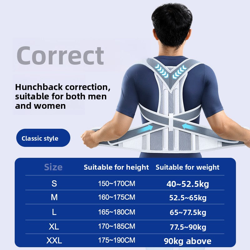 Unisex Breathable Posture Correction Belt