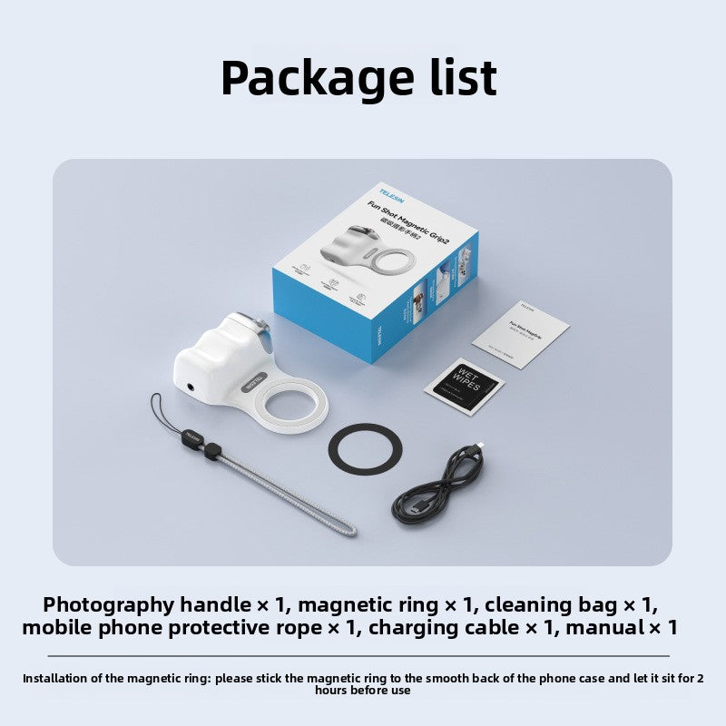 Wireless Bluetooth Camera Handle with Fill Light