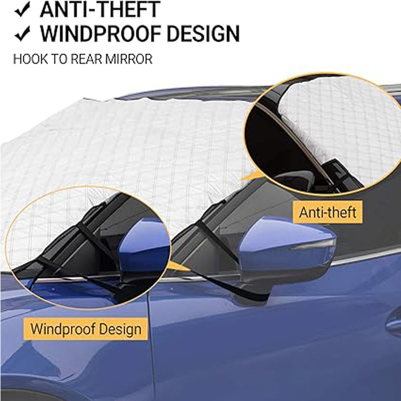 Door flap and mirror pocket anti-theft design
