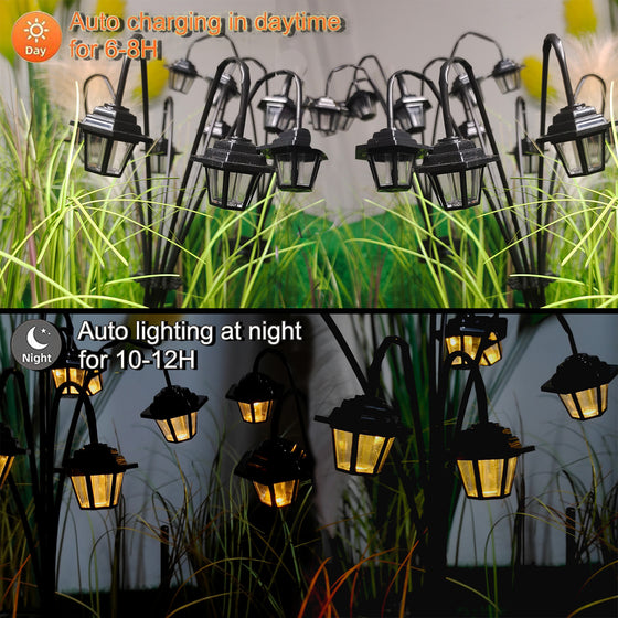 Hexagonal Solar Palace Lantern Garden & Outdoor product image 2