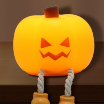 Pumpkin-shaped silicone pat light Candles & Ambient Lighting product image 7