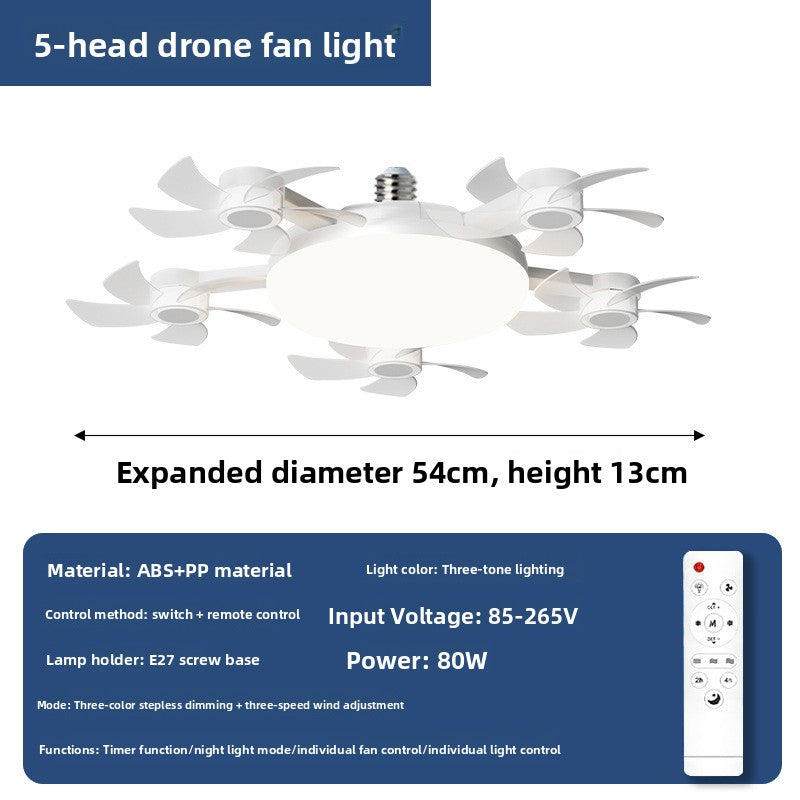 Multi-Function Ceiling Fan with Light