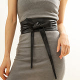 Satin Bow Tie Belt for Women