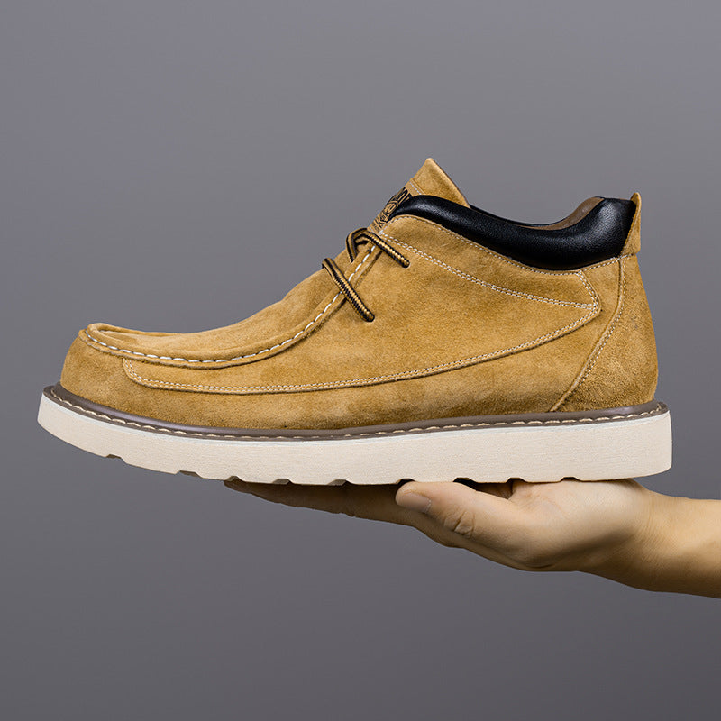Mens Pigskin Casual Boots