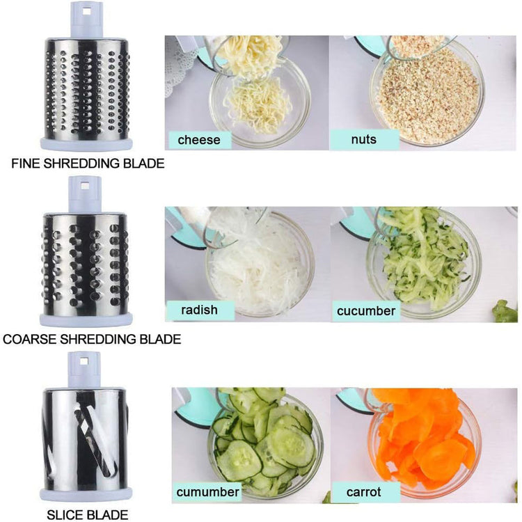 Round mandoline slicer compact size