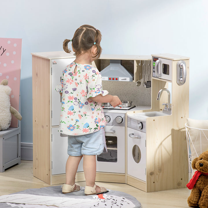 Kids kitchen playset accessory set close-up