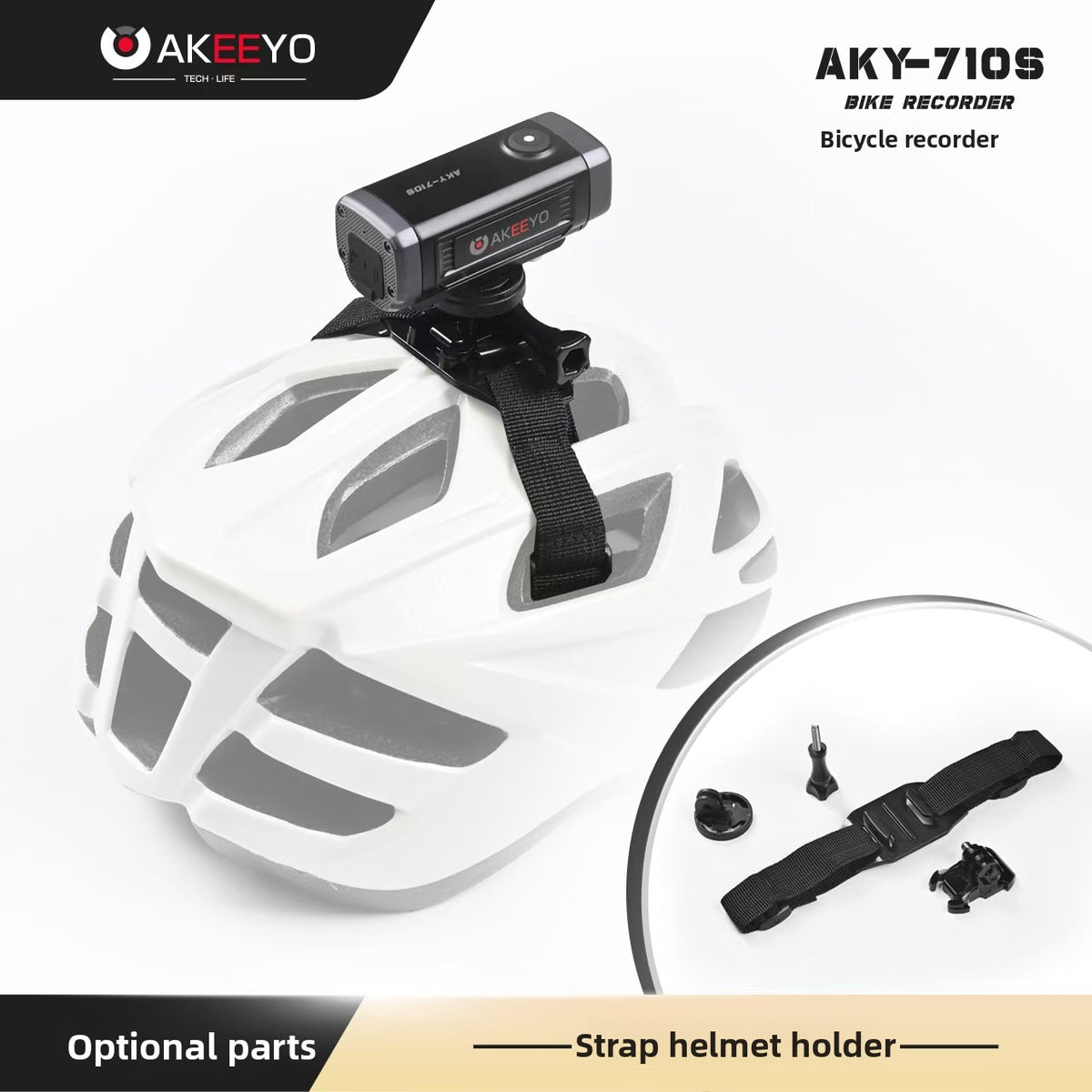 4K Waterproof Sports Action Camera for Cycling and Motorcycle Recording